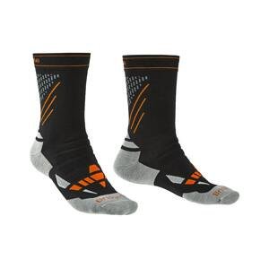 Bridgedale Pánské běžkařské ponožky  Ski Nordic race Černá XL