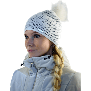 Colmar Dámská čepice  Ladies Hat + Eco Fur Bílá 1 size