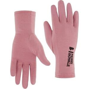 Mons Royale Lehké prstové rukavice z merino vlny  Volta Glove Liner Fialová S
