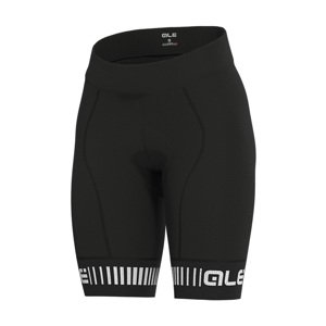 ALÉ Cyklistické kalhoty krátké bez laclu - STRADA LADY - černá/bílá