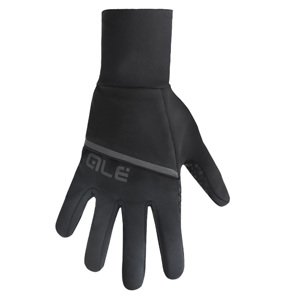 ALÉ Cyklistické rukavice dlouhoprsté - SCIROCCO 2-IN-1 - černá XL