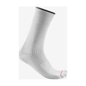 CASTELLI Cyklistické ponožky klasické - PREMIO - bílá 2XL