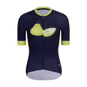 RIVANELLE BY HOLOKOLO Cyklistický dres s krátkým rukávem - FRUIT LADY - modrá/světle zelená 2XL
