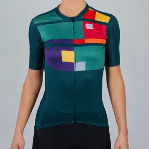 SPORTFUL Cyklistický dres s krátkým rukávem - IDEA - zelená M