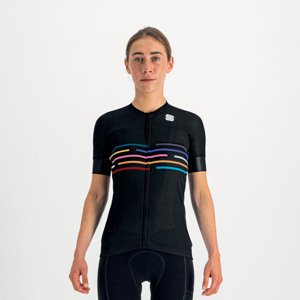 SPORTFUL Cyklistický dres s krátkým rukávem - VELODROME - černá