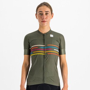 SPORTFUL Cyklistický dres s krátkým rukávem - VELODROME - zelená S