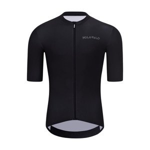 HOLOKOLO Cyklistický dres s krátkým rukávem - OCTOPUS - bílá/černá L