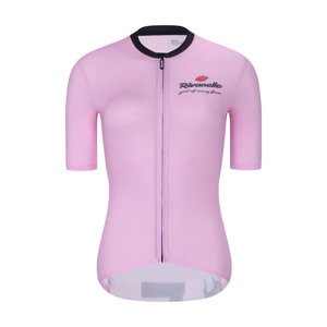 RIVANELLE BY HOLOKOLO Cyklistický dres s krátkým rukávem - VOGUE - růžová/černá S