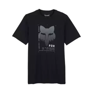 FOX Cyklistické triko s krátkým rukávem - DISPUTE PREM - černá S
