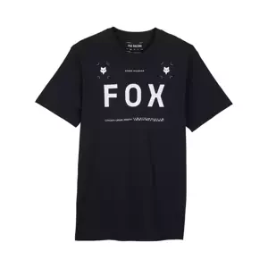 FOX Cyklistické triko s krátkým rukávem - AVIATION PREM - černá 2XL