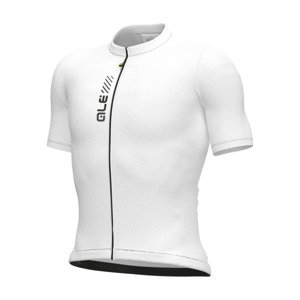 ALÉ Cyklistický dres s krátkým rukávem - PRAGMA COLOR BLOCK - bílá 3XL