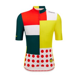SANTINI Cyklistický dres s krátkým rukávem - TDF COMBO - vícebarevná L