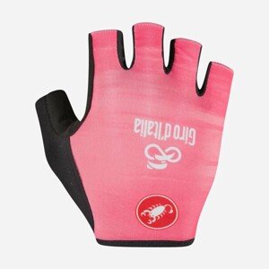 CASTELLI Cyklistické rukavice krátkoprsté - GIRO D'ITALIA 2024 - růžová L
