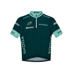 SANTINI Cyklistický dres s krátkým rukávem - TOUR DE FRANCE 2023 - zelená 7Y