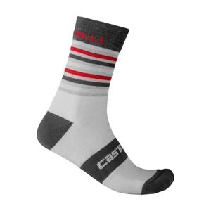 CASTELLI Cyklistické ponožky klasické - GREGGE 15 - šedá 2XL