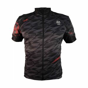 HAVEN Cyklistický dres s krátkým rukávem - SKINFIT - černá/červená L