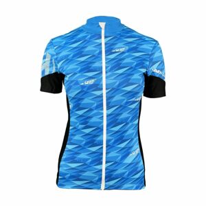 HAVEN Cyklistický dres s krátkým rukávem - SKINFIT NEO WOMEN - modrá/bílá L