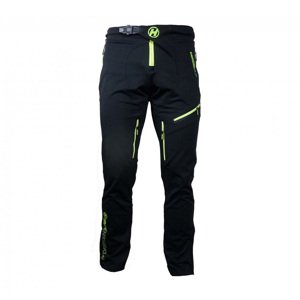 HAVEN Cyklistické kalhoty dlouhé bez laclu - ENERGIZER POLAR LONG - zelená/černá XS
