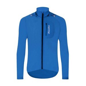 HOLOKOLO Cyklistická větruodolná bunda - WIND/RAIN - modrá S