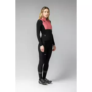 GOBIK Cyklistická zateplená bunda - MIST BLEND WOMEN - růžová/černá XL