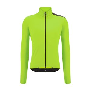 SANTINI Cyklistická zateplená bunda - ADAPT MULTI - zelená L