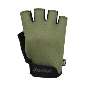 Pánské MTB rukavice Silvini Gaiono - zelené Velikost: XL
