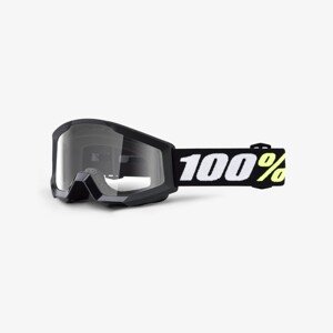 Dětské sjezdové brýle 100% STRATA MINI Goggle - Black - Clear Lens