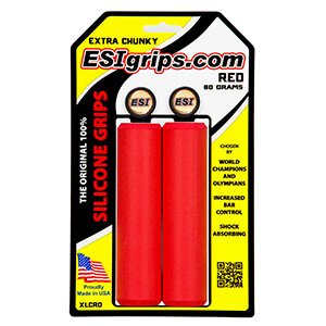 ESIgrips Gripy ESI grips EXTRA Chunky silikonové Barevná kombinace: Červené
