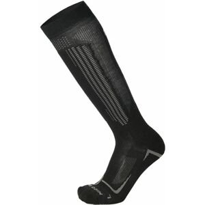 Mico Medium Weight Superthermo Primaloft Natural Merino Ski Socks - nero/grigio 35-37