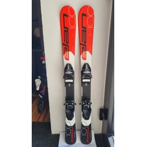 Bazar – Dětské lyže Elan Maxx Black Red QS 90cm + vázání EL 4.5 100